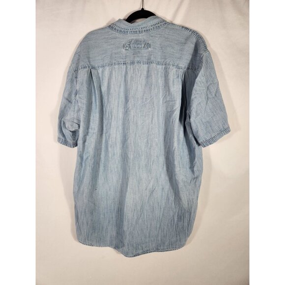Vintage Duluth Mens Shirt Denim Button Up Y2K Gumpcore Casual  XL Tall - Picture 5 of 5
